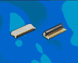 0.2毫米間距，0.9毫米高度FPC 零插入力連接器