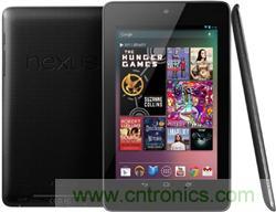 Google　Nexus　7平板計算機采行OGS觸屏設計，兼具高透光量與優異料件成本效益，OGS單片式觸控玻璃應用未來可期。