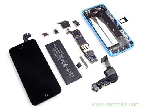 內部能否出“彩”？“五彩機身”iPhone 5C拆解揭秘