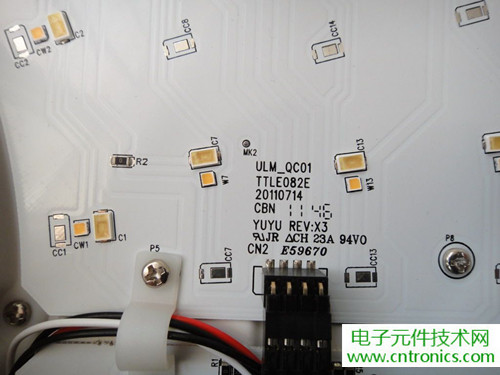 高端大氣上檔次！智能遙控調光LED吸頂燈拆解