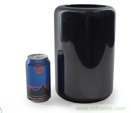 全新Mac Pro真的非常小，這是與易拉罐的對比