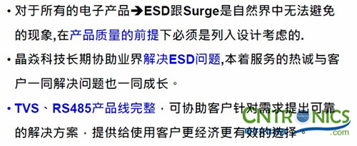 安防影音監控產品存在的ESD、浪涌問題