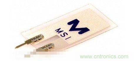 Measurement Specialties 的 MSP1006 壓電晶體。