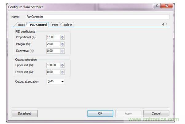 用于PSoC 3、PSoC 4與PSoC 5設計的PSoC Creator風扇控制器設計向導