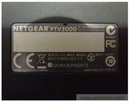 圖(b)：圖解便宜又好用的媒體適配器PTV3000。