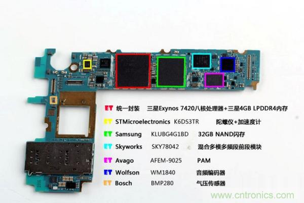 三星S6 Edge+拆解：比S6 Edge加在哪里？