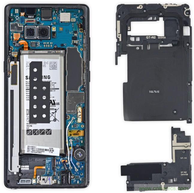 三星Note 8拆解，模塊化+分離式設計成趨勢？
