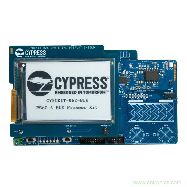 Cypress Semiconductor PSoC 6 BLE Pioneer 套件現已入庫 Digi-Key；客戶預訂訂單陸續發貨中