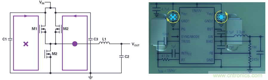 是否可以將低EMI電源安裝到擁擠的電路板上？
