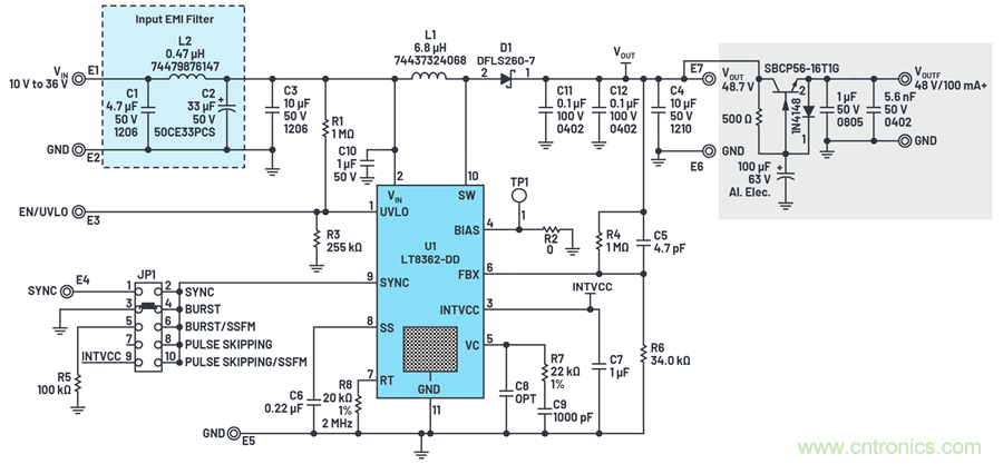 讓我們做一個超低噪聲、48 V、幻像麥克風電源怎么樣？