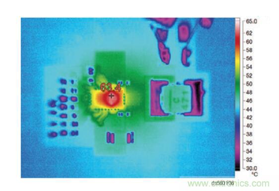 高效率、15V 軌至軌輸出同步降壓型穩壓器能提供或吸收 5A