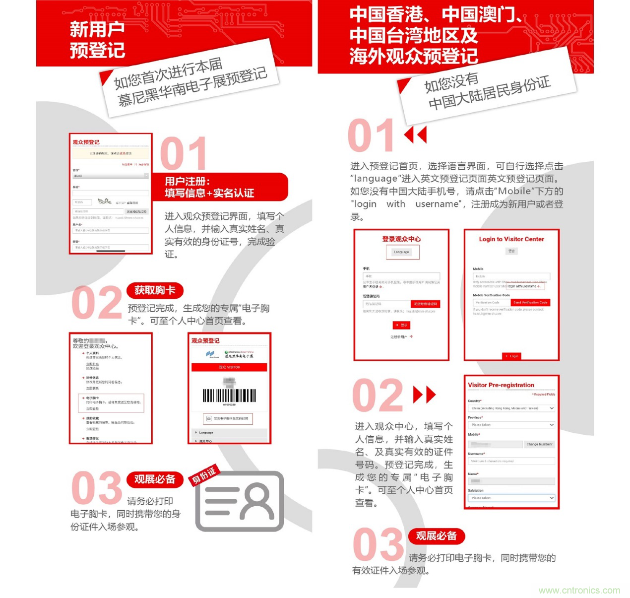 2020慕尼黑華南電子展觀眾預登記通道開啟！