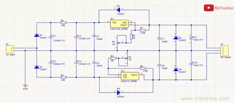 怎樣構建可調線性AC-DC電源供用戶自由調節？