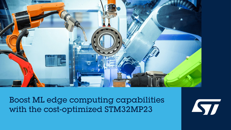 ST 推出 STM32MP23高性價比MPU，搭載兩個Arm Cortex-A35處理器核心