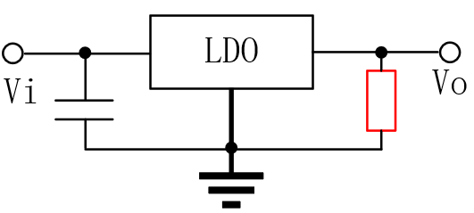 LDO輸出為什么并聯接地電阻？